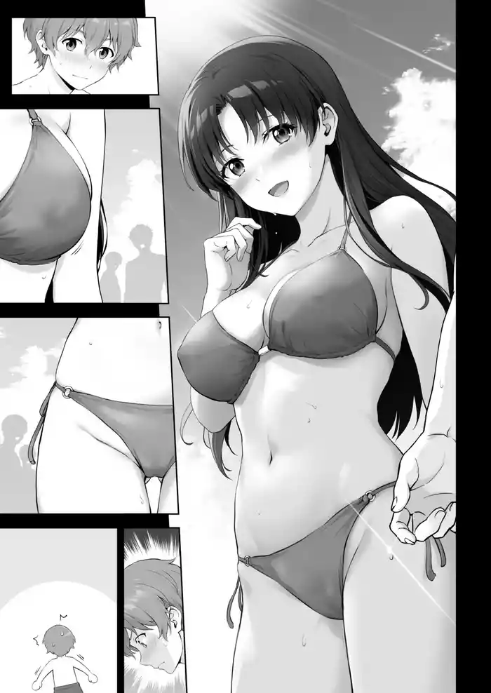 Beach de Motemote no Senpai to Kakurete Ecchi na Koto suru Hanashi