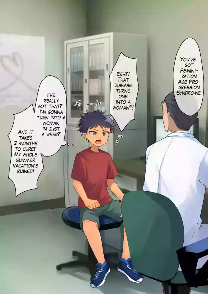Nyotaika Kyuuseichou Shoukougun ni Kakacchatta Ko | A Boy Got Infected with Feminization Age Progression Syndrome