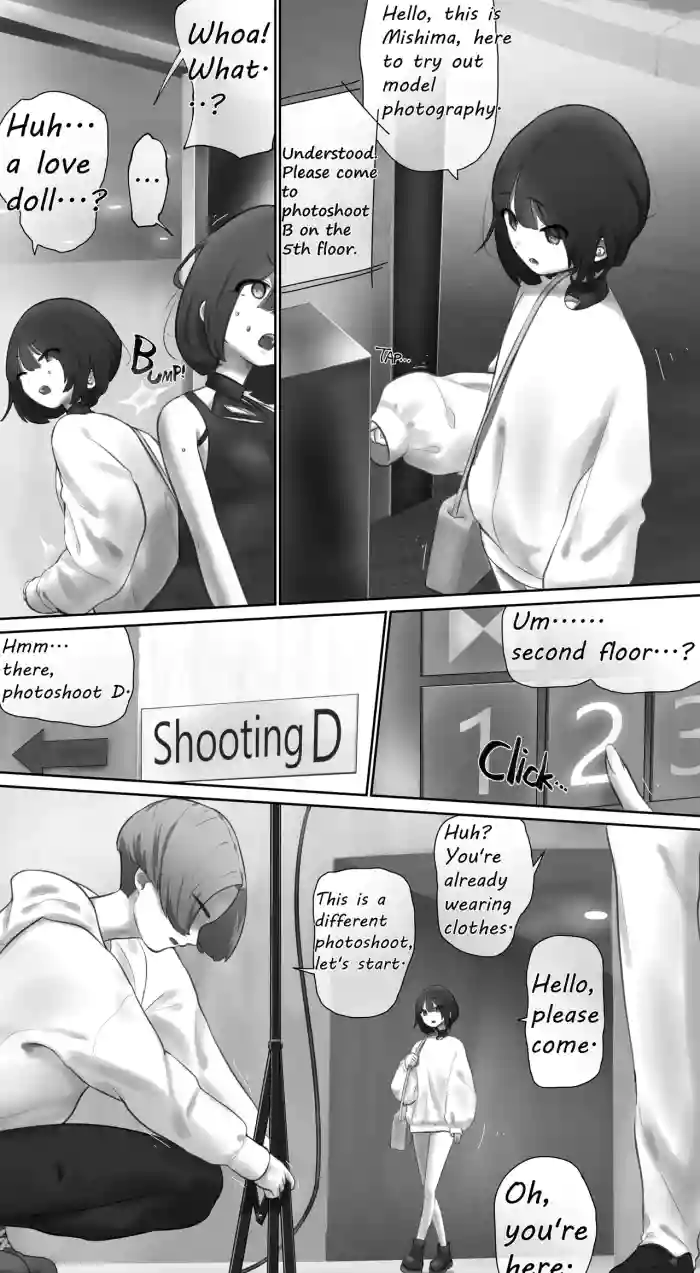 I mistook this for a modeling experience and ended up taking part in a photo shoot in love doll cos