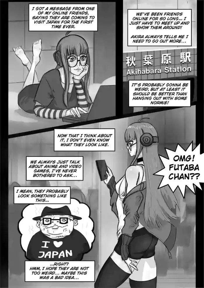 Futaba meets a foreigner