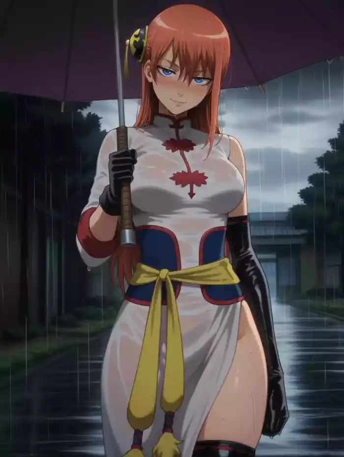 Kagura | Gintama 🌧️🌂 waifuinvoker ai generated