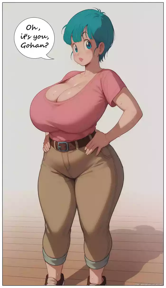 Gohan visits Bulma 1