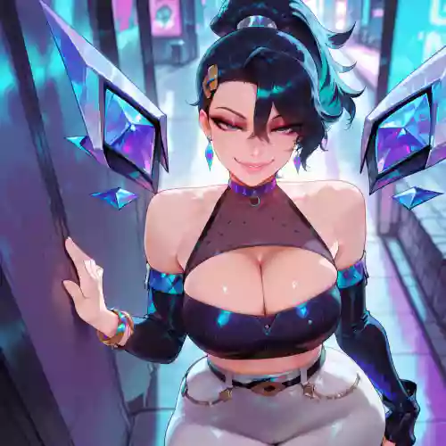 K/DA All Out Kai'sa septerna ai generated
