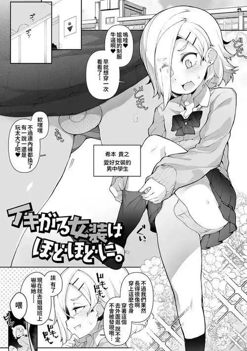 [Nyakkuru] Ikigaru Josou wa Hodohodo ni (Otokonoko, Meshiagare!) [Chinese] [oo2oo个人汉化] [Digital]
