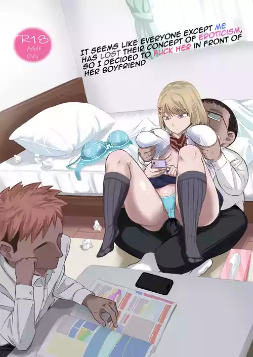 [Red boro (Aitoka Nantoka)] Douyara Boku Igai Ero no Gainen ga Kietappoi kara Toriaezu Kareshi no Me no Mae de Kanojo o Yattemita | It seems like everyone except me has lost their concept of eroticism, so I decided to fuck her in front of her boyfriend [English] [yuenai]