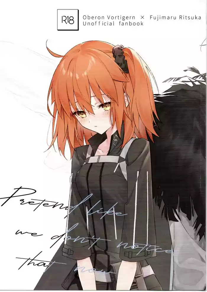 Pretend like we don't notice that now