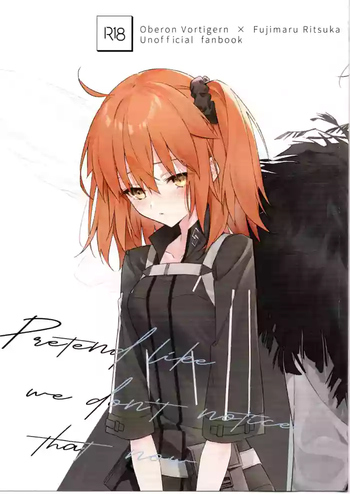 Pretend like we don't notice that now