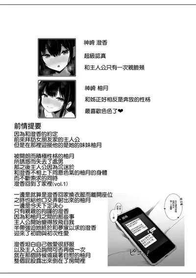 Page 3 of [Urahara Doll (Viali)] Kanojo no Imouto no Yuuwaku ni wa Katenai 3P | 女朋友的妹妹的誘惑無法戰勝3p [Chinese] [Amerins漢化]