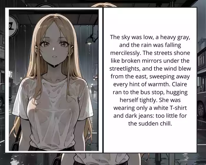 Unexpected Encounters in the Rain (Chapter 1) English language, work in progress [AI Generated]