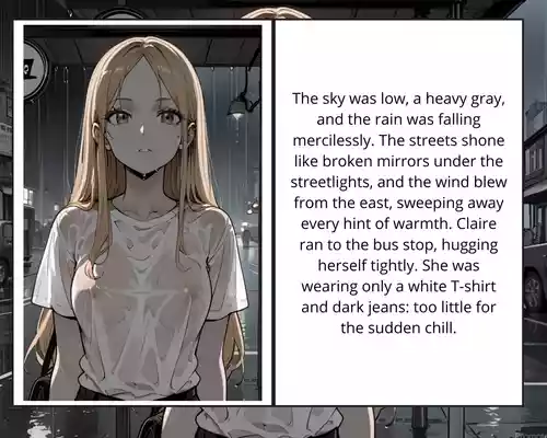 Unexpected Encounters in the Rain (Chapter 1) English language, work in progress [AI Generated]