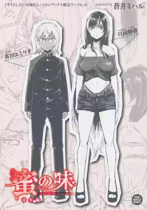 [Aoi Miharu] Kimi to Shitai Onee-san Melonbooks Tokuten 4P Leaflet