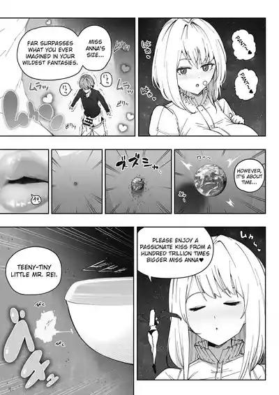 Page 24 of Shinchou 1680-oku km no Joshi ga Tatta 1-man km Shika Nai Chikyuu o Asobubu | A 168 Billion km Tall Girl Toys with the Mere 10,000 km Earth