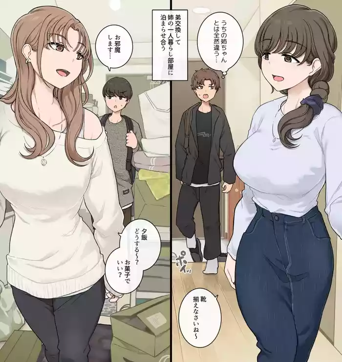 Otouto Koukan Shite Ane-beya ni Tomaraseau