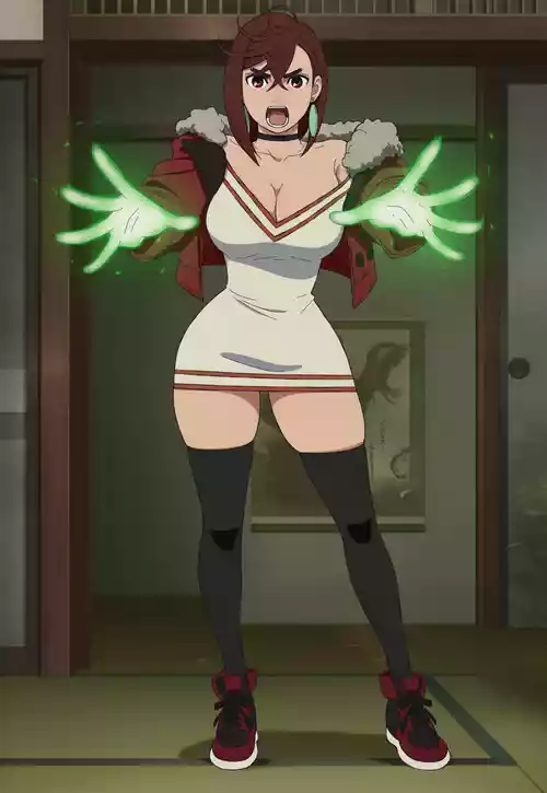 [Jarentr] Ayase Momo vs Evil Eye [AI Generated]