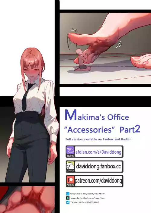 [David Dong] Makima's Office "Accesories" Part 2